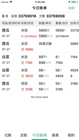 仓巴记账截图3