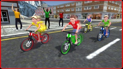 儿童自行车赛截图2