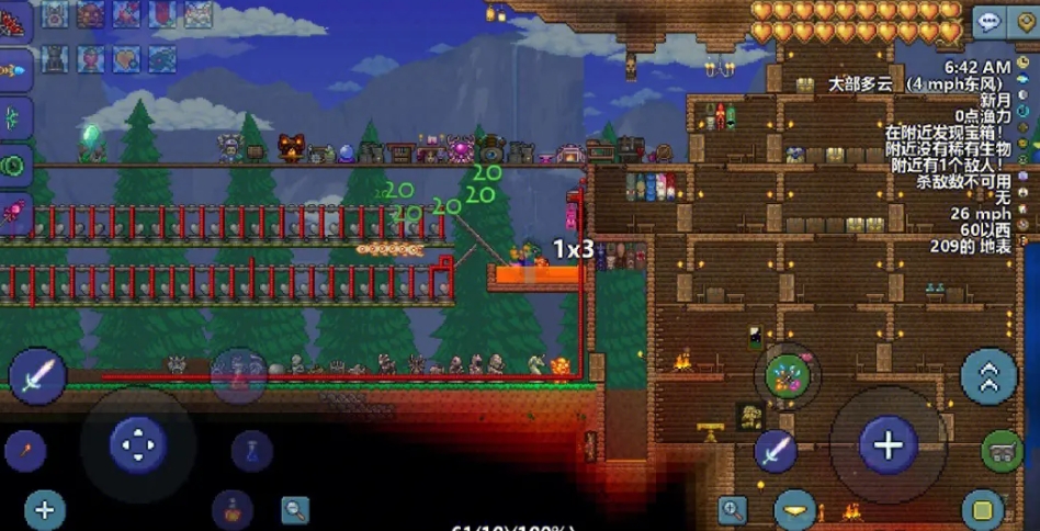 泰拉瑞亚如何快速打四柱