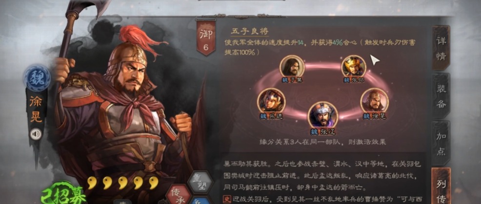 三国志战略版徐晃配什么s级战法