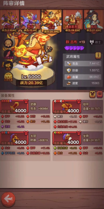 咸鱼之王6980关推荐什么阵容