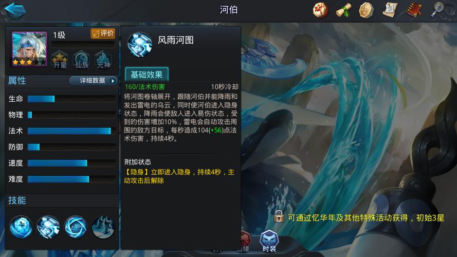 乱斗西游2河伯觉醒技能是什么