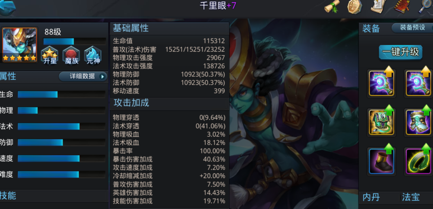 乱斗西游千里眼带什么法宝