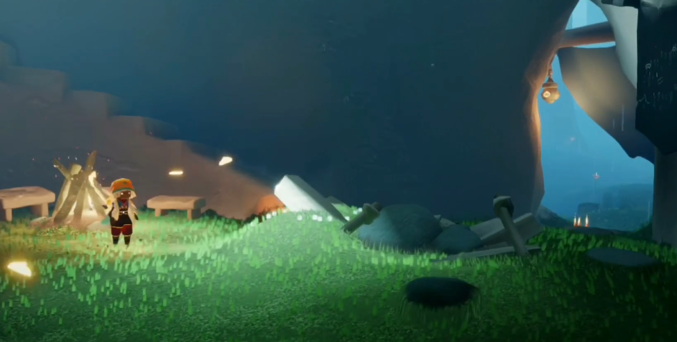 光遇篝火棒怎么过的