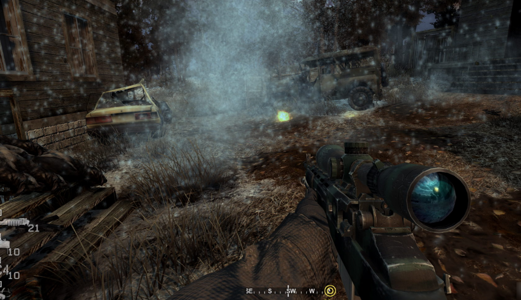 使命召唤4怎么过潜行那关