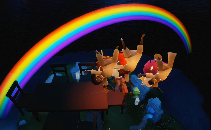 光遇怎么在桌子上悬浮