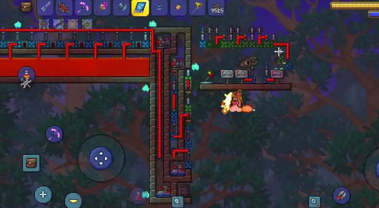 泰拉瑞亚怎么快速铺电线