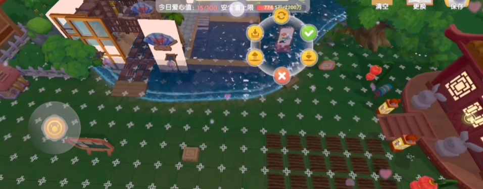 摩尔庄园怎么在别人家放家具