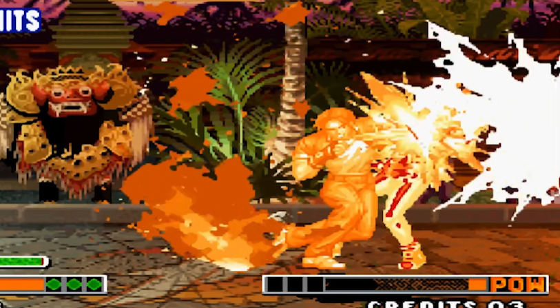 拳皇97草稚京蓄力放火怎么放