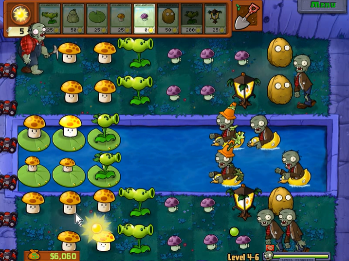 植物大战僵尸4-6关卡怎么过